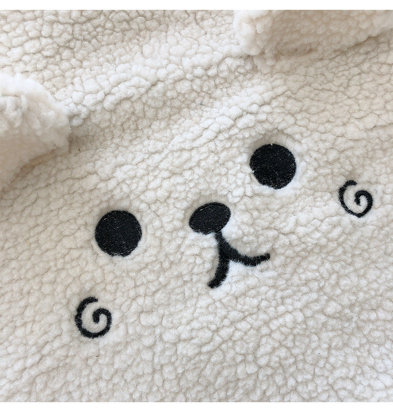 Flauschige Welpen Tragtasche